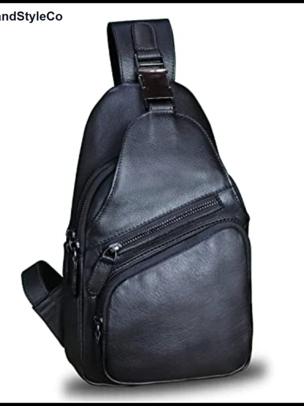 Genuine Leather Sling Bag Crossbody Purse Handmade Hiking Daypack Motorcycle